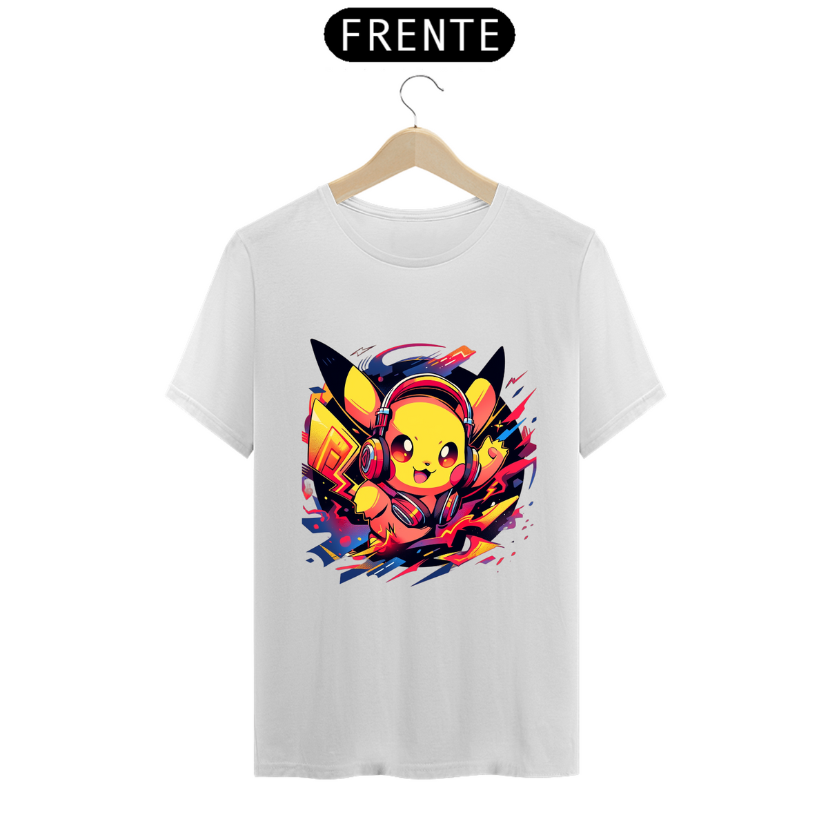 Nome do produtoCamiseta DJ PIKACHU