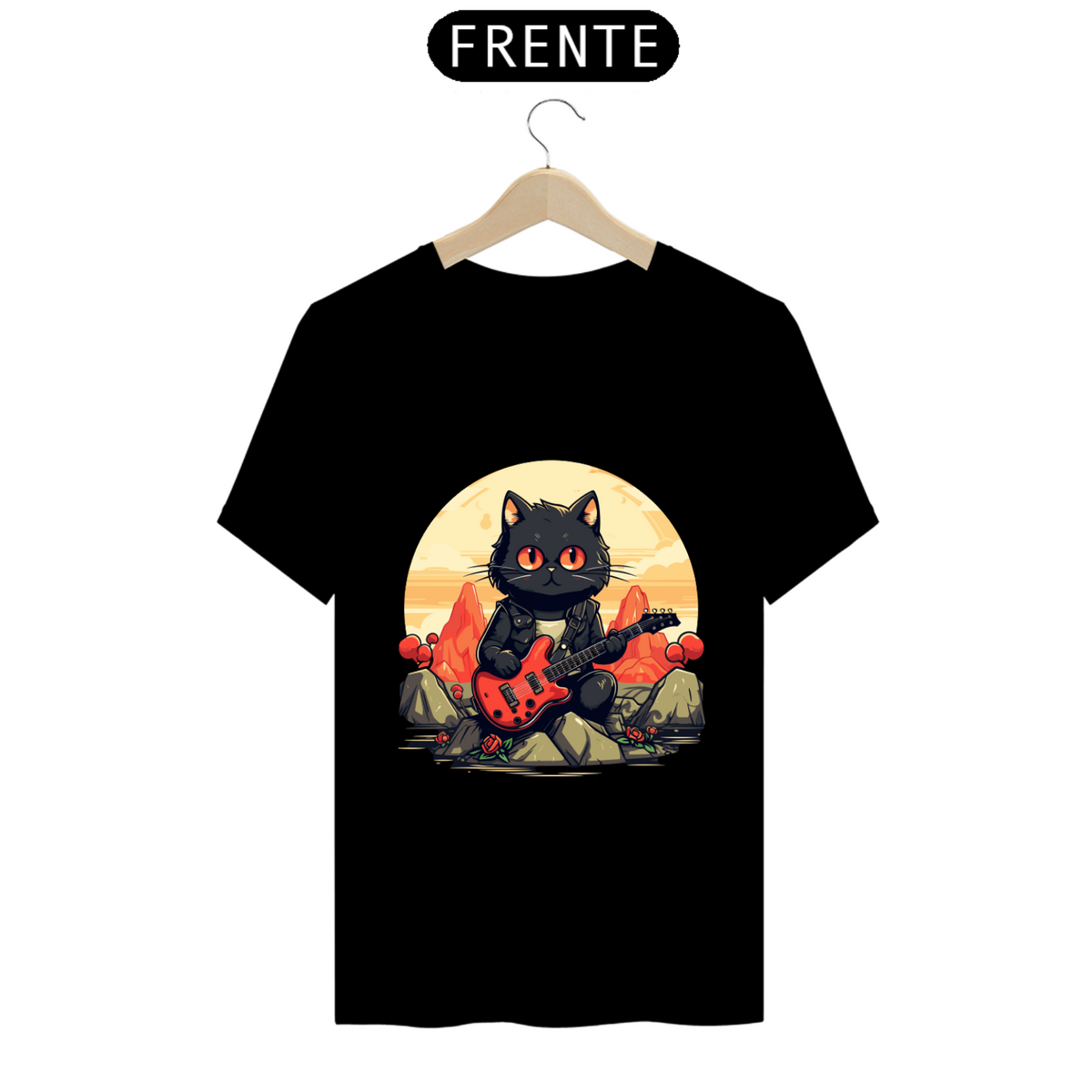 Nome do produtoCamiseta Cat Rock