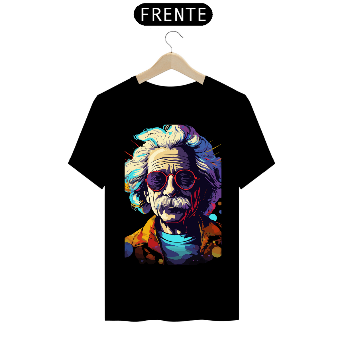 Nome do produtoCamiseta Albert einstein Casa Do Nerd