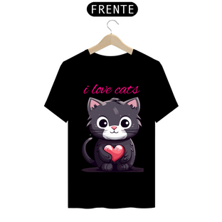 Nome do produtoCamiseta i love cats