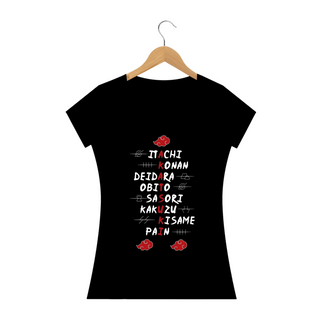 Camiseta regata personalizada naruto akatsuki deidara obito