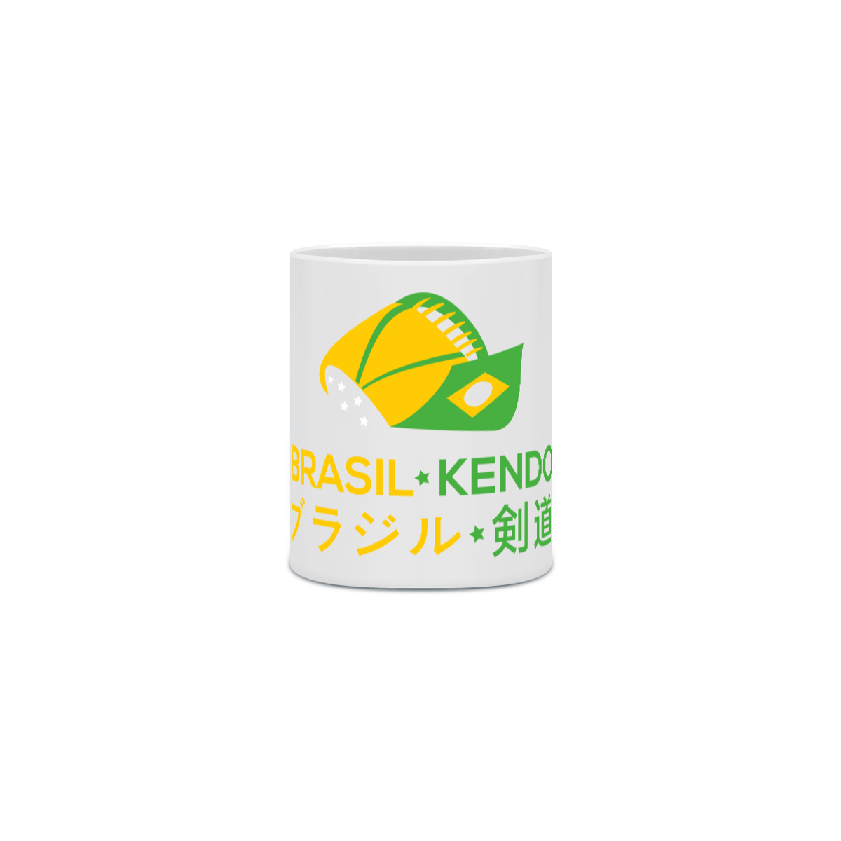 Nome do produto: Kendo Brazil - Caneca Men Bandeira