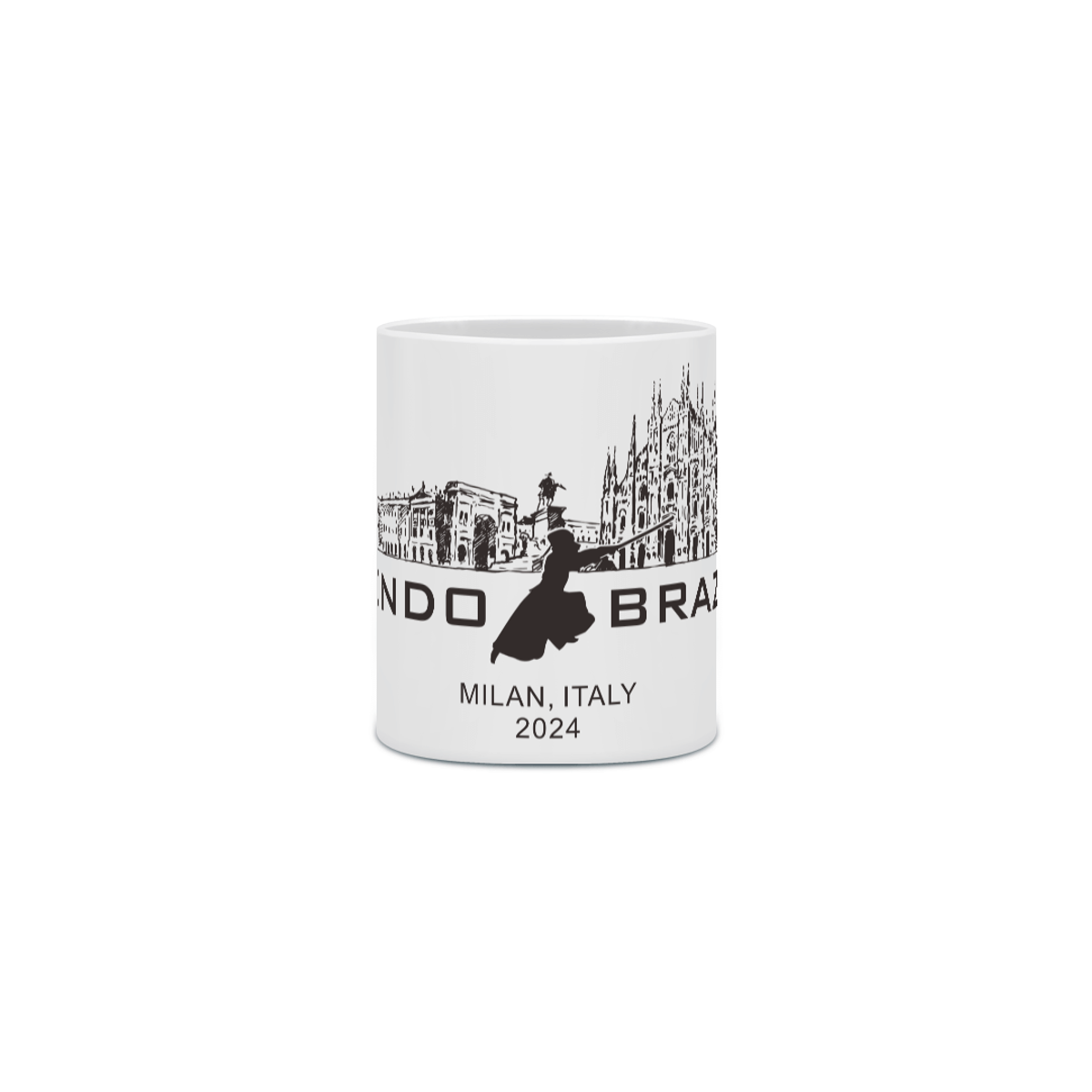 Nome do produto: Kendo Brazil - Caneca Milan City