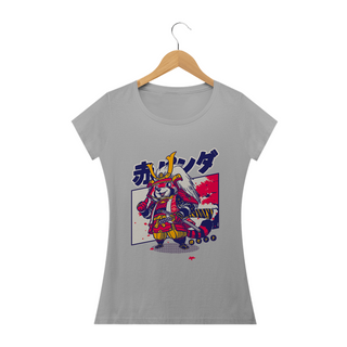 Nome do produtoCamiseta Feminina Guaxinim Samurai Estampa Japonesa