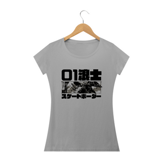 Nome do produtoCamiseta Feminina Skatista Samurai Estampa Japonesa