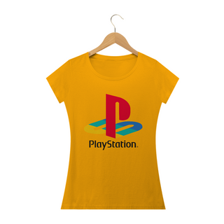 Nome do produtoCamiseta Feminina Playstation Logo Estampa GAME