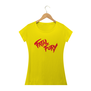 Camiseta Feminina Fatal Fury Logo Estampa GAME
