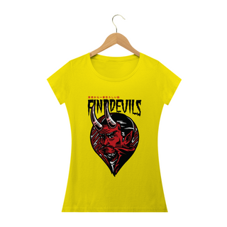 Nome do produtoCamiseta Find Devils - Procura-Se Diabos Feminino