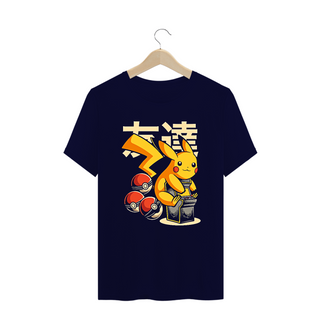 Camiseta Plus Size Pikachu Arcade Pokemon Estampa GAME GEEK