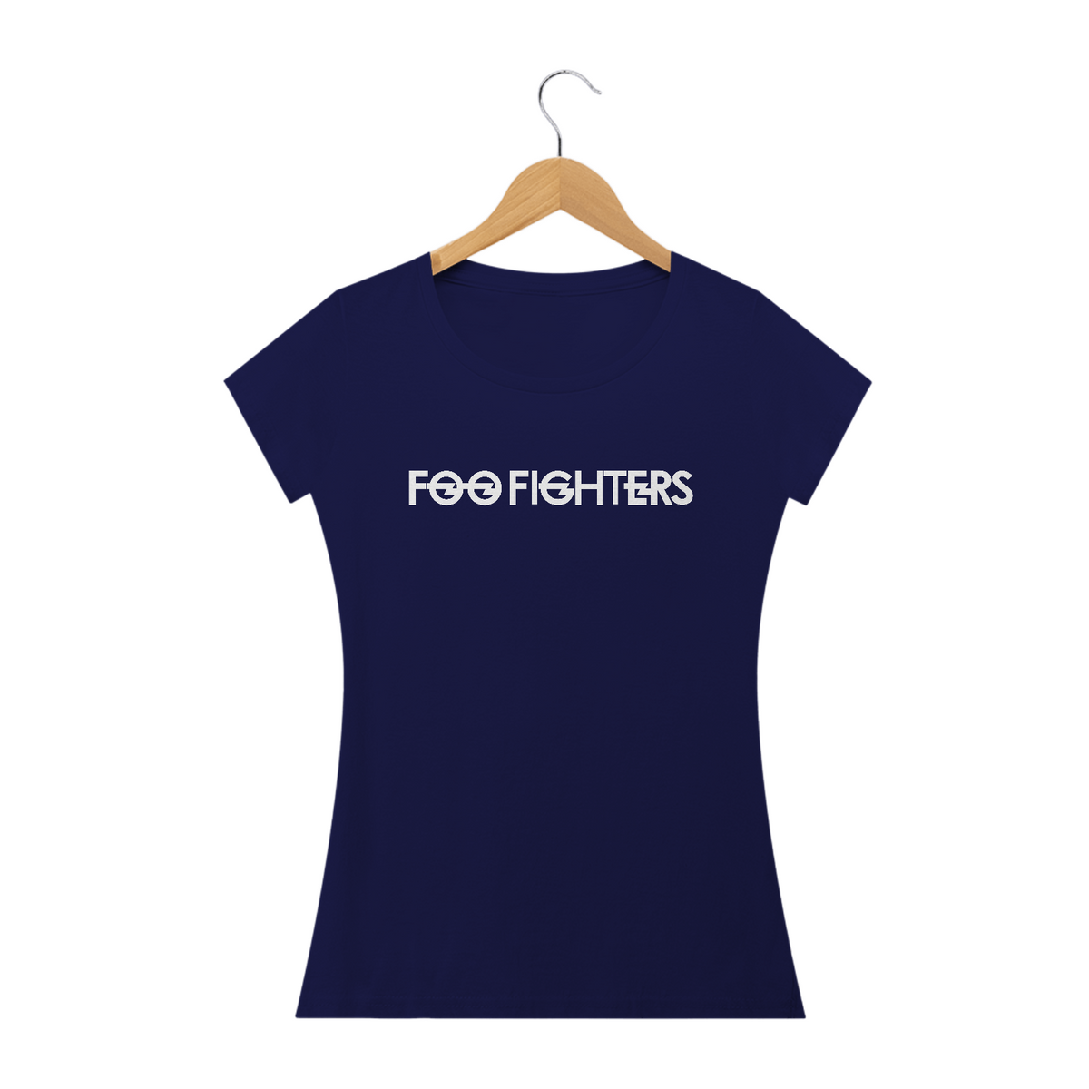 Nome do produto: Camiseta Feminina Foo Fighters Estampa ROCK