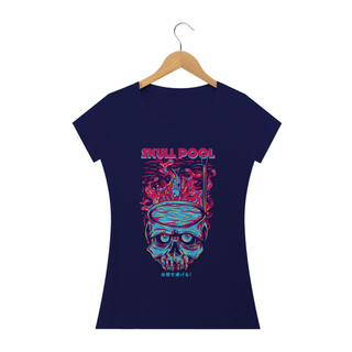 Nome do produtoCamiseta Skull Pool - Piscina de Caveiras Feminino