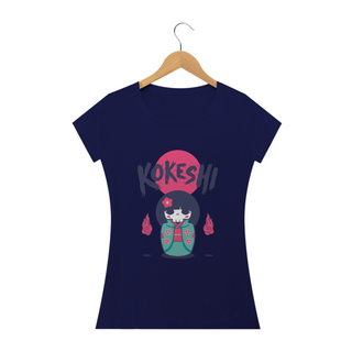 Nome do produtoCamiseta Feminina Kokeshi Estampa Japonesa