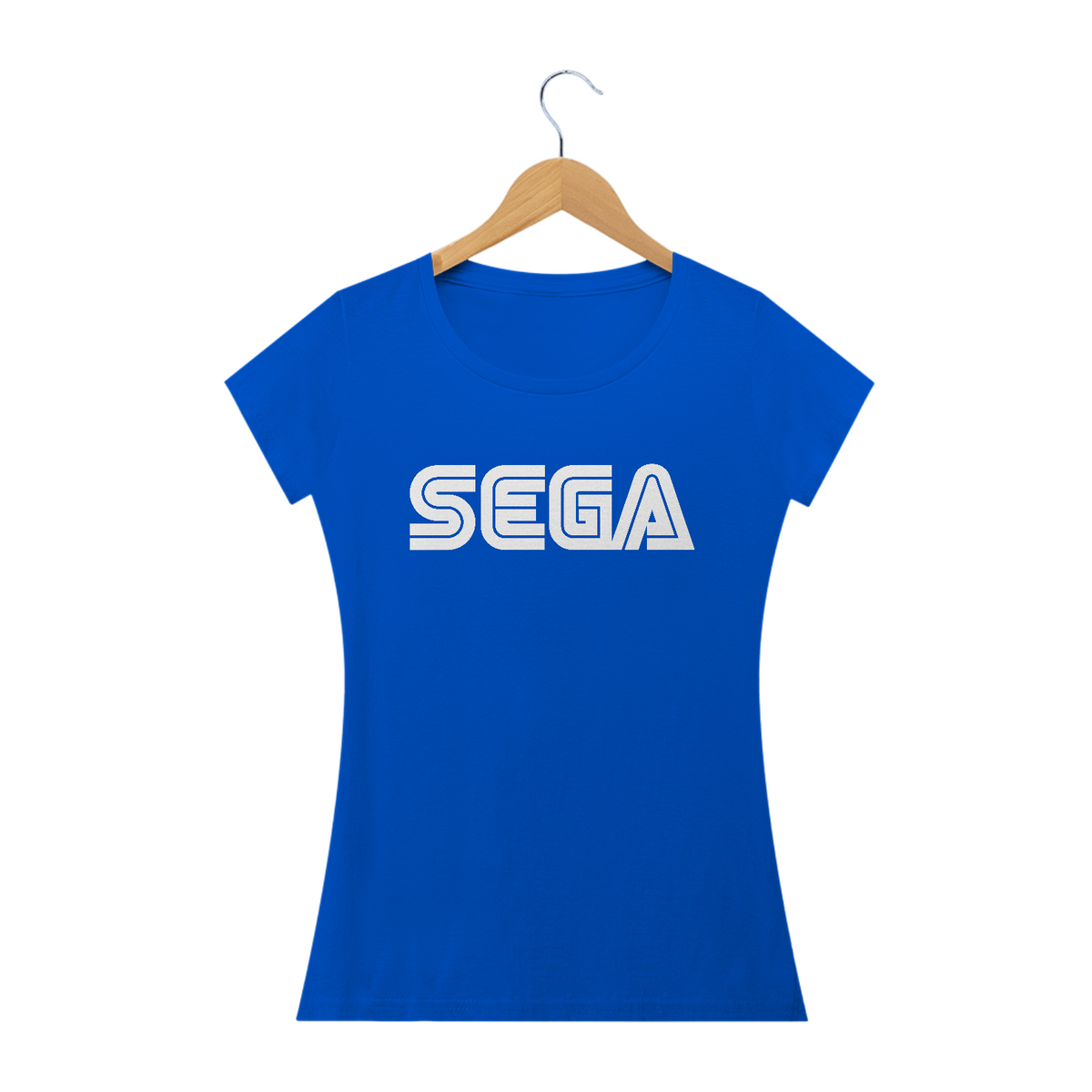 Nome do produto: Camiseta Feminina SEGA Logo Estampa GAME
