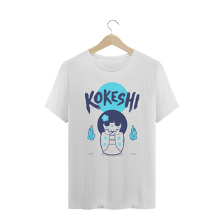Camiseta Plus Size Kokeshi Estampa Japonesa 