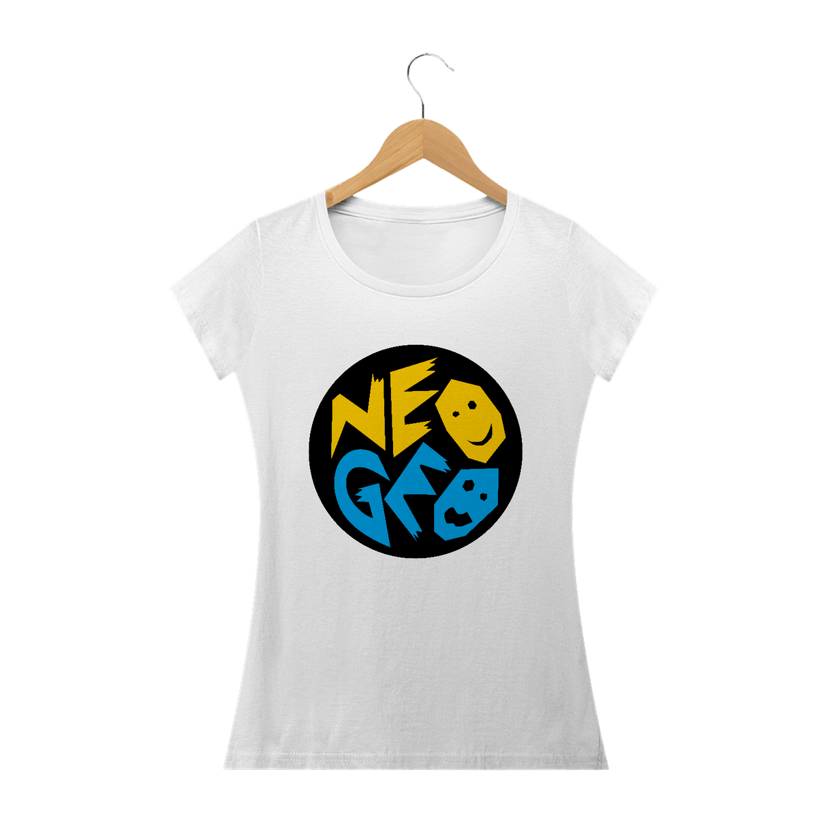 Nome do produto: Camiseta Feminina NEO GEO Estampa GAME