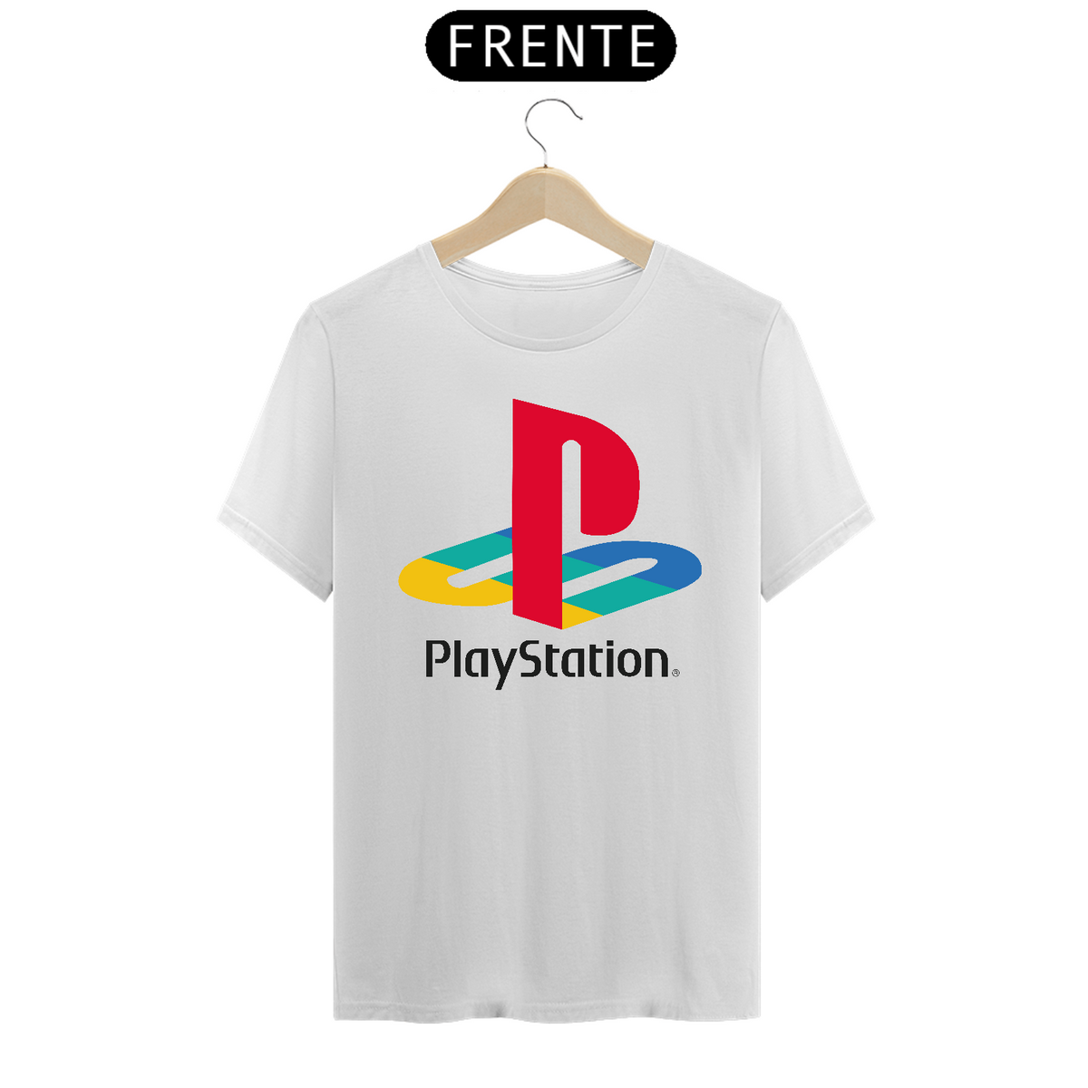 Nome do produto: Camiseta Playstation Logo Estampa GAME