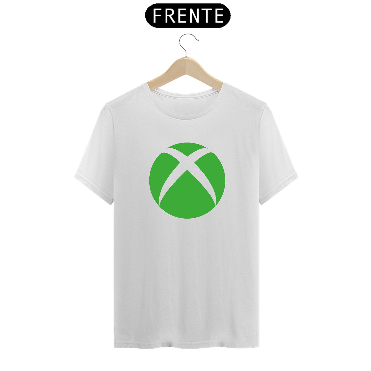 Nome do produto: Camiseta Feminina XBOX Símbolo Verde Estampa GAME