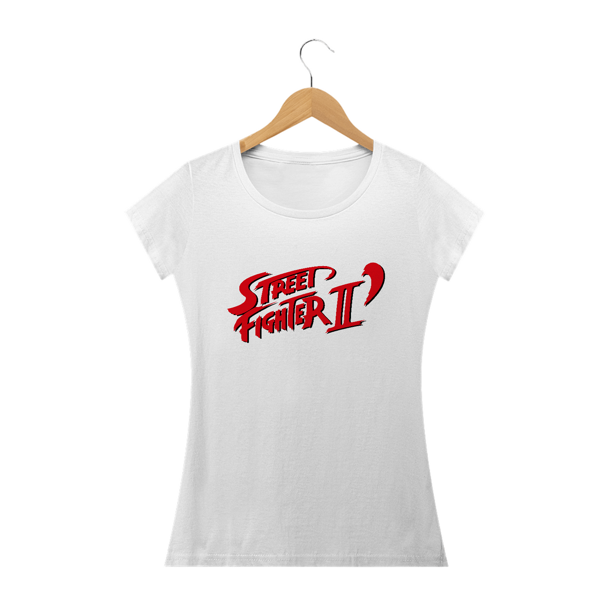 Nome do produto: Camiseta Feminina Street Fighter 2 Estampa GAME