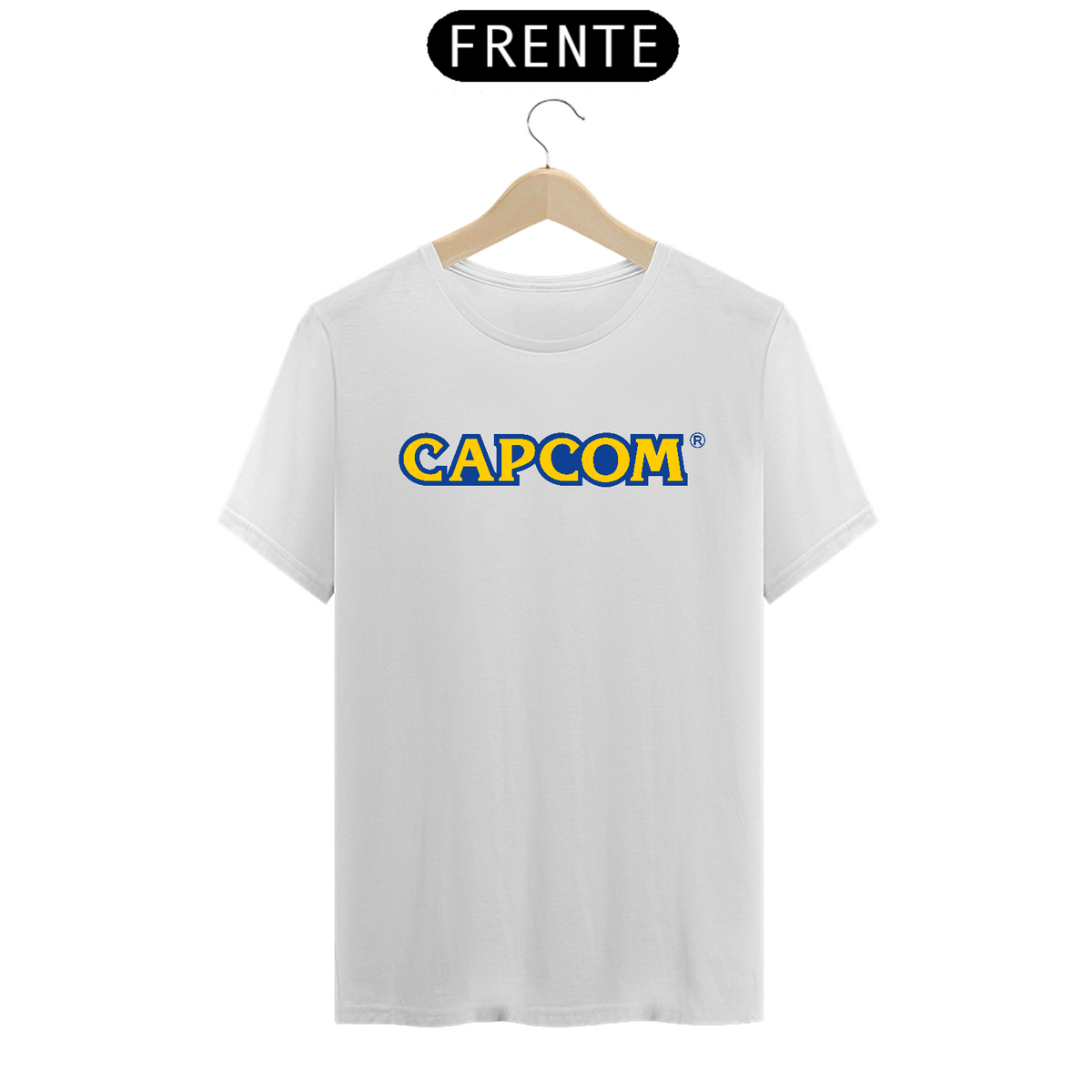 Nome do produto: Camiseta CAPCOM Estampa GAME