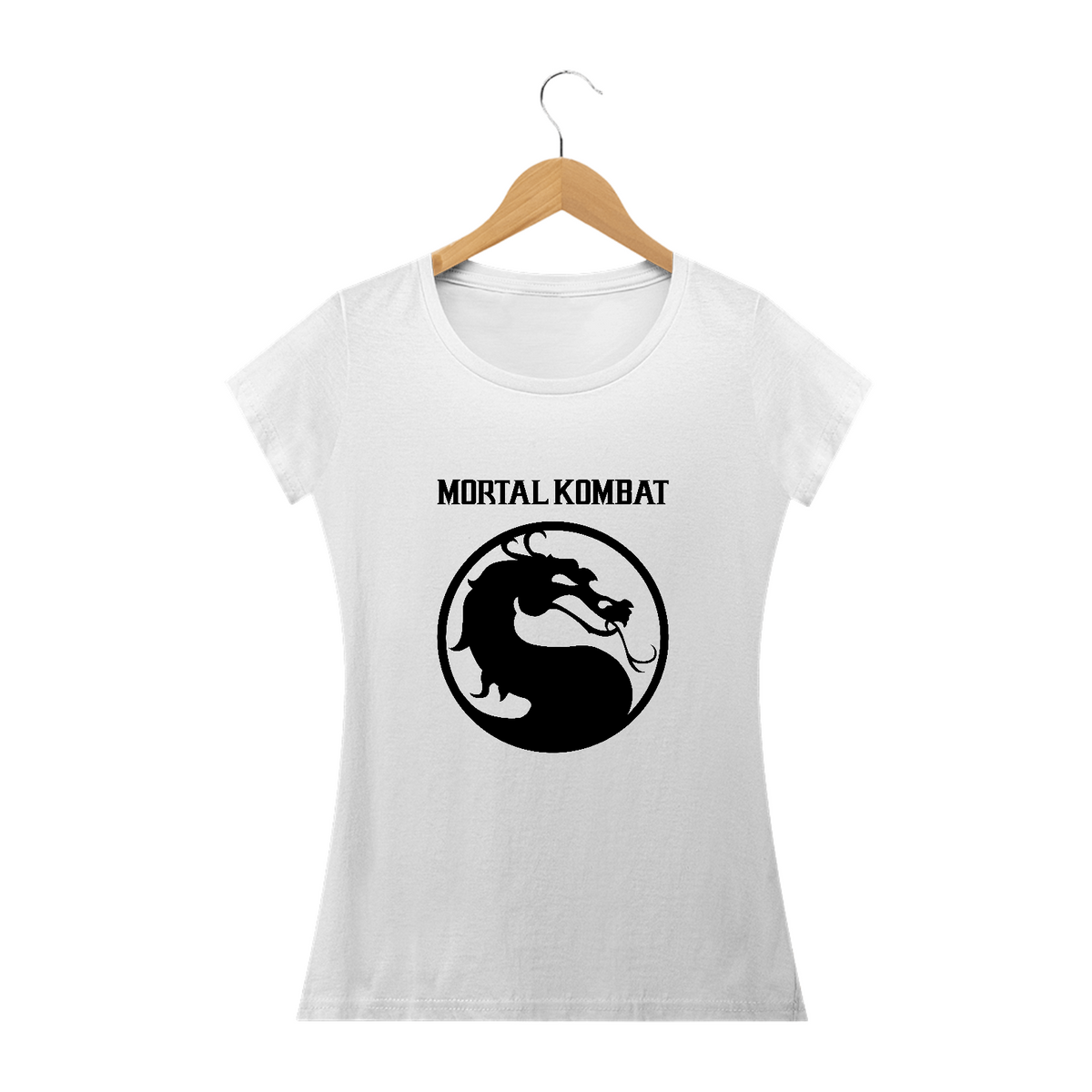 Nome do produto: Camiseta Feminina Mortal Kombat Estampa GAME