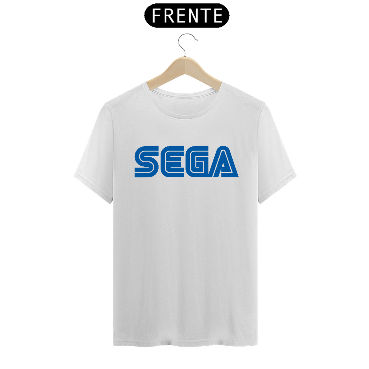 Nome do produto: Camiseta SEGA Logo Estampa GAME