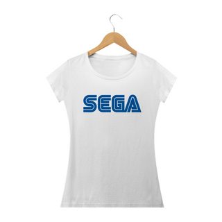 Camiseta Feminina SEGA Logo Estampa GAME