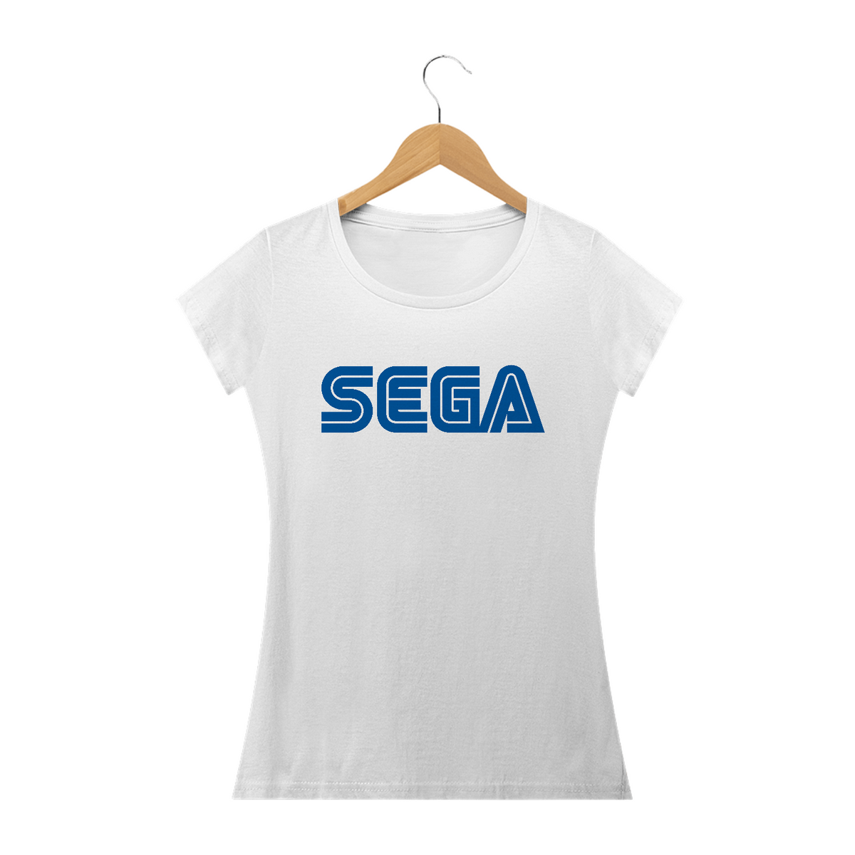 Nome do produto: Camiseta Feminina SEGA Logo Estampa GAME