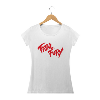 Nome do produtoCamiseta Feminina Fatal Fury Logo Estampa GAME