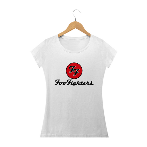 Camiseta Feminina Foo Fighters Estampa ROCK