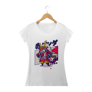 Nome do produtoCamiseta Feminina Guaxinim Samurai Estampa Japonesa