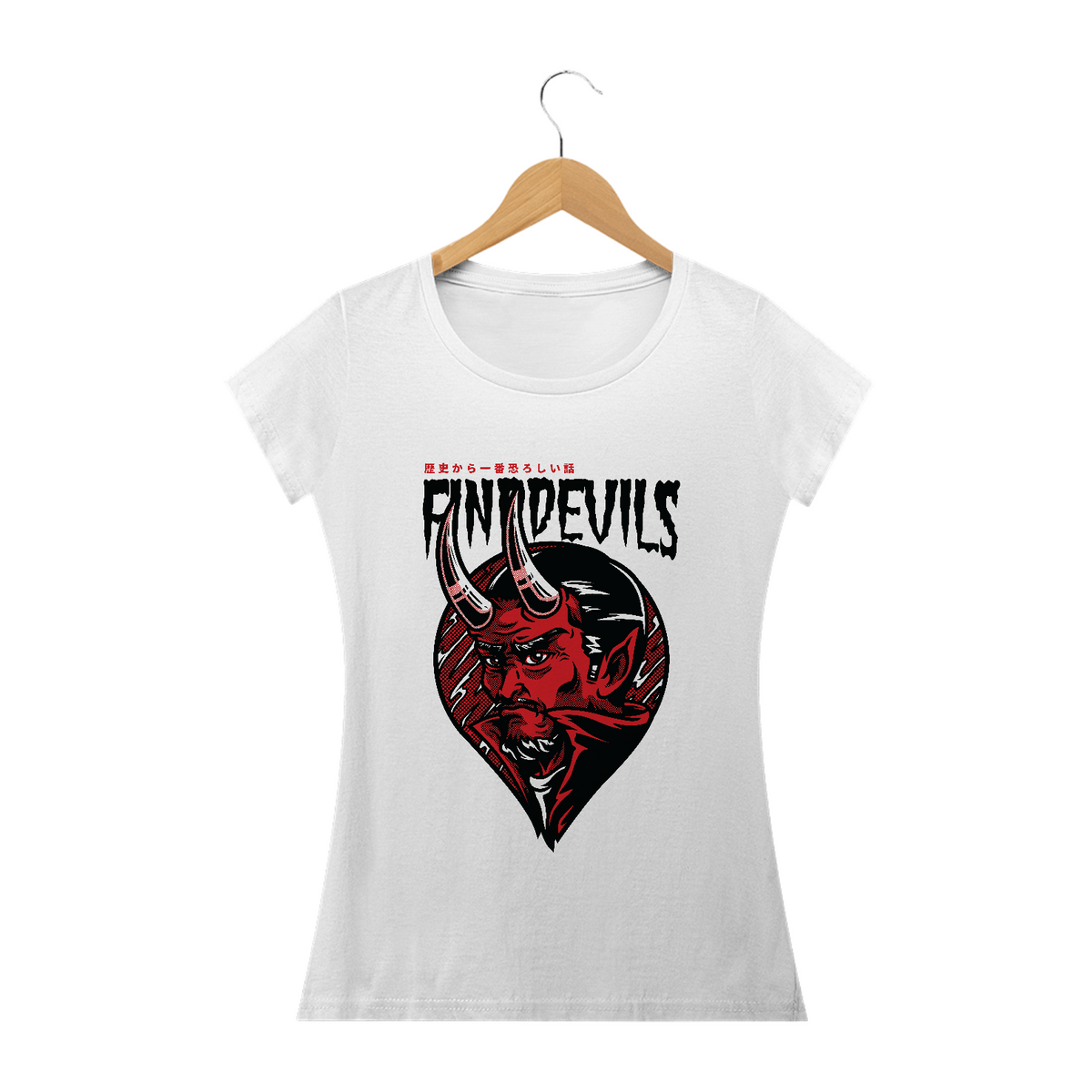 Nome do produto: Camiseta Find Devils - Procura-Se Diabos Feminino