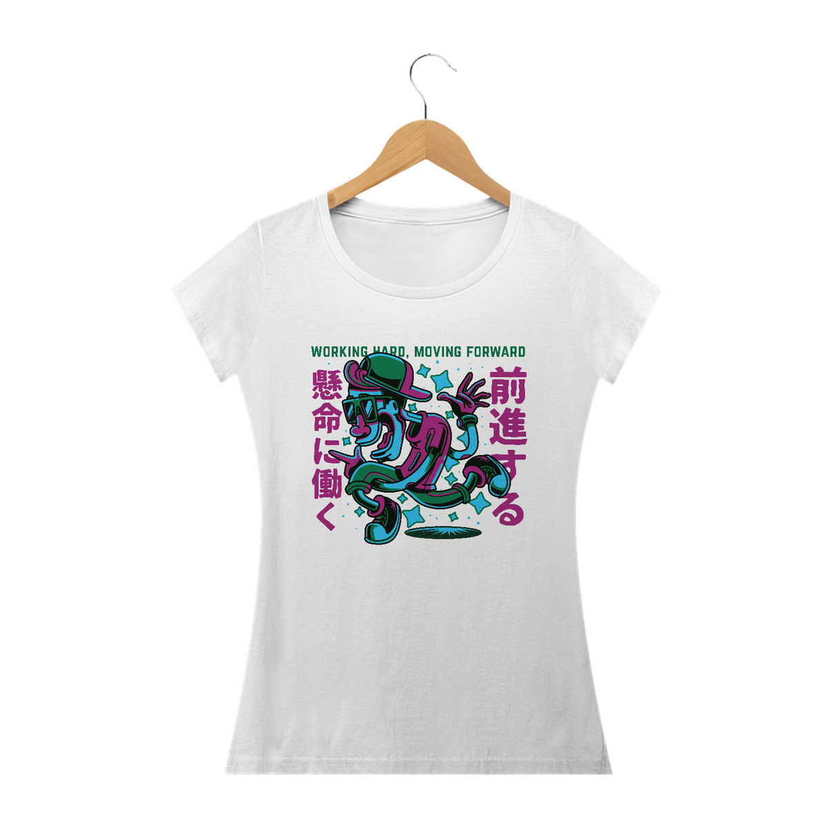 Nome do produto: Camiseta Working Moving - Trabalhando e Movendo Feminino