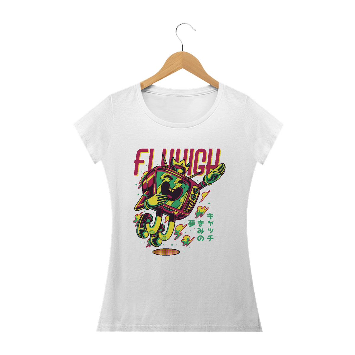 Nome do produto: Camiseta Fly High - Voe Alto Feminino