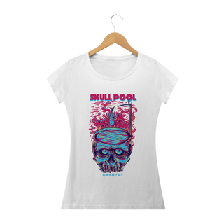 Nome do produtoCamiseta Skull Pool - Piscina de Caveiras Feminino