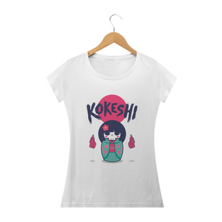 Nome do produtoCamiseta Feminina Kokeshi Estampa Japonesa