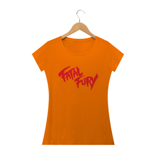 Nome do produtoCamiseta Feminina Fatal Fury Logo Estampa GAME