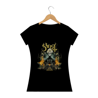 Camiseta Feminina Ghost Santuário Estampa ROCK