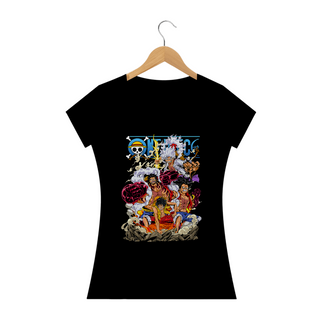 Nome do produtoCamiseta Feminina One Piece Luffy Estampa Anime 