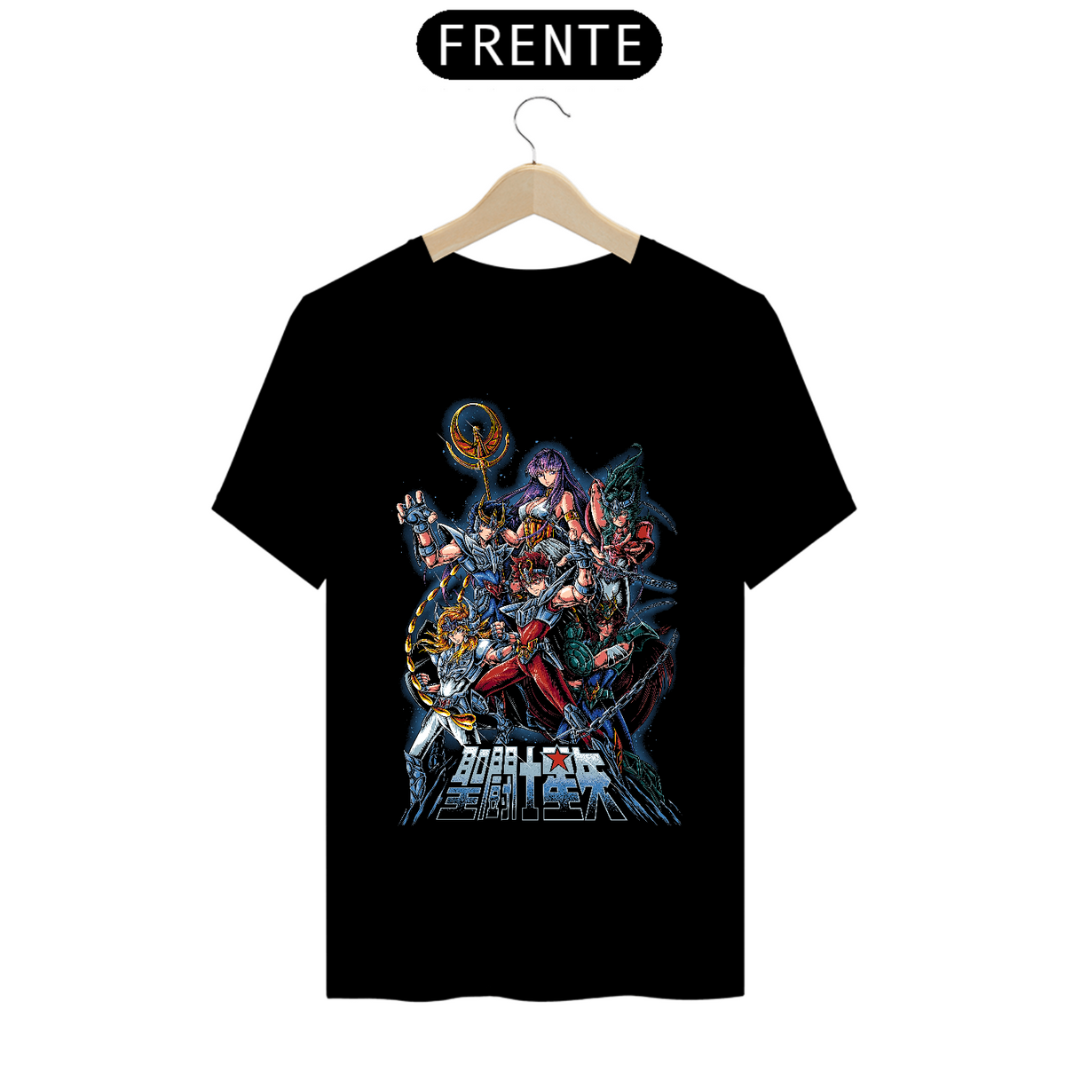 Nome do produto: Camiseta Os Cavaleiros do Zodíaco Saint Seiya Estampa Anime