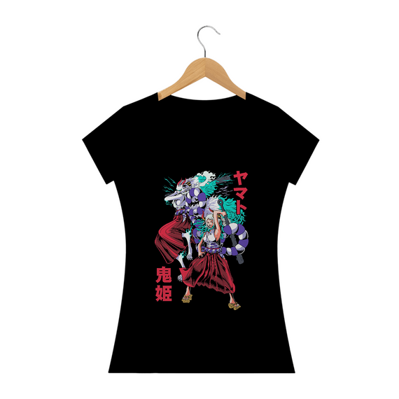 Camiseta Feminina Yamato One Piece Estampa Anime