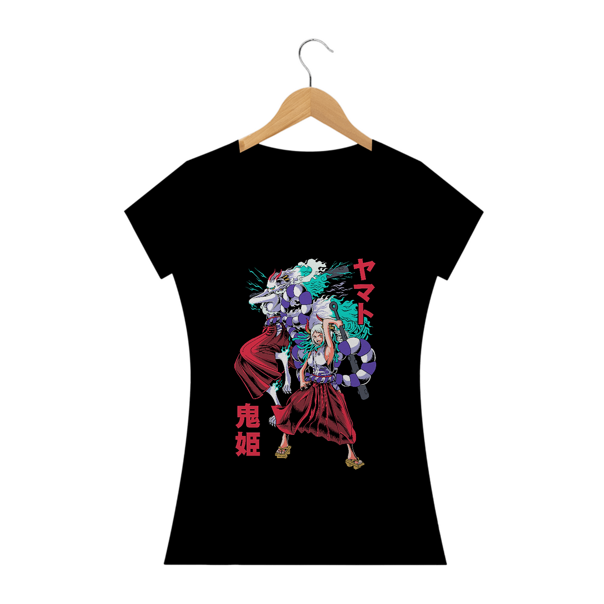 Nome do produto: Camiseta Feminina Yamato One Piece Estampa Anime