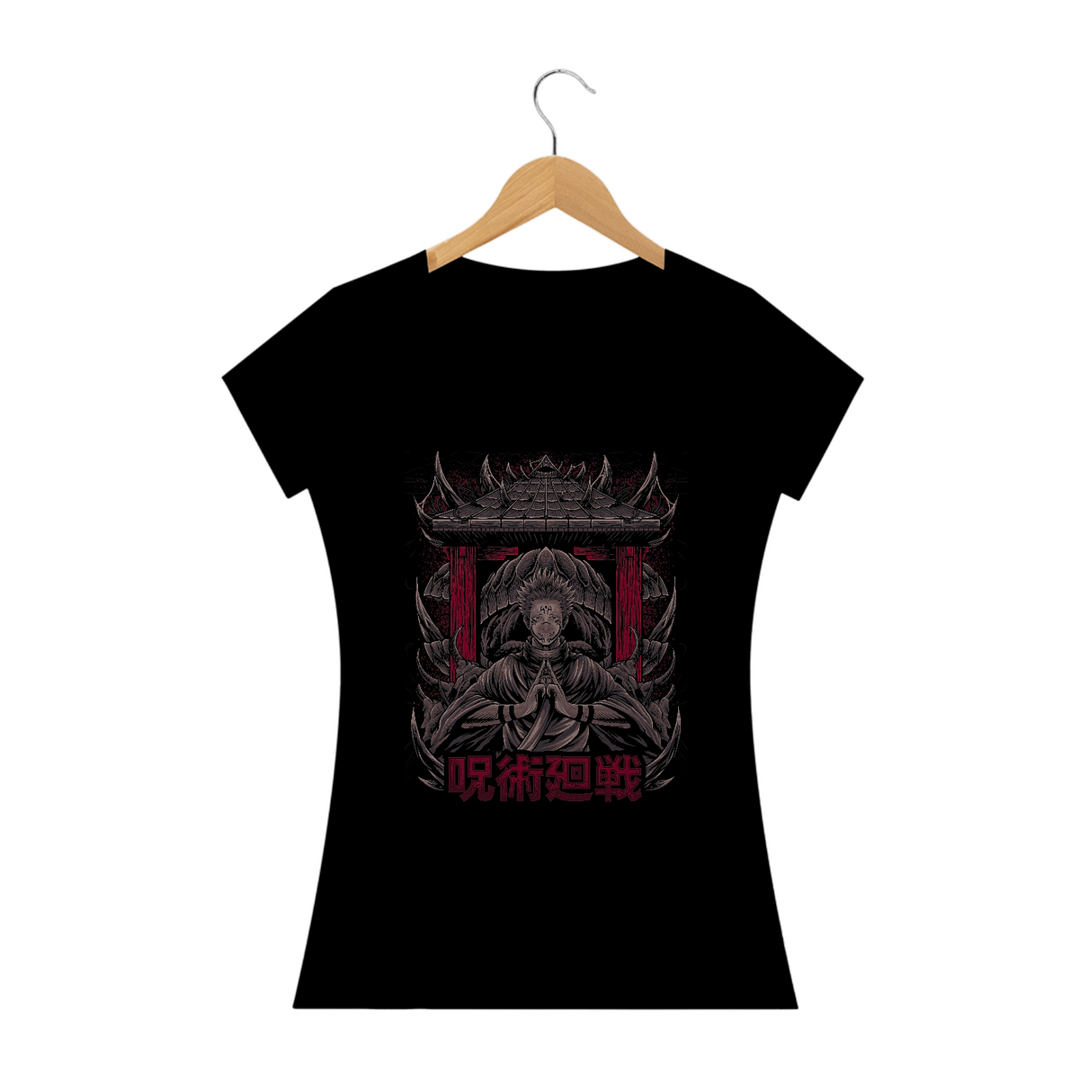 Nome do produto: Camiseta Feminina Jujutsu Kaisen Yuji Itadori Estampa Anime