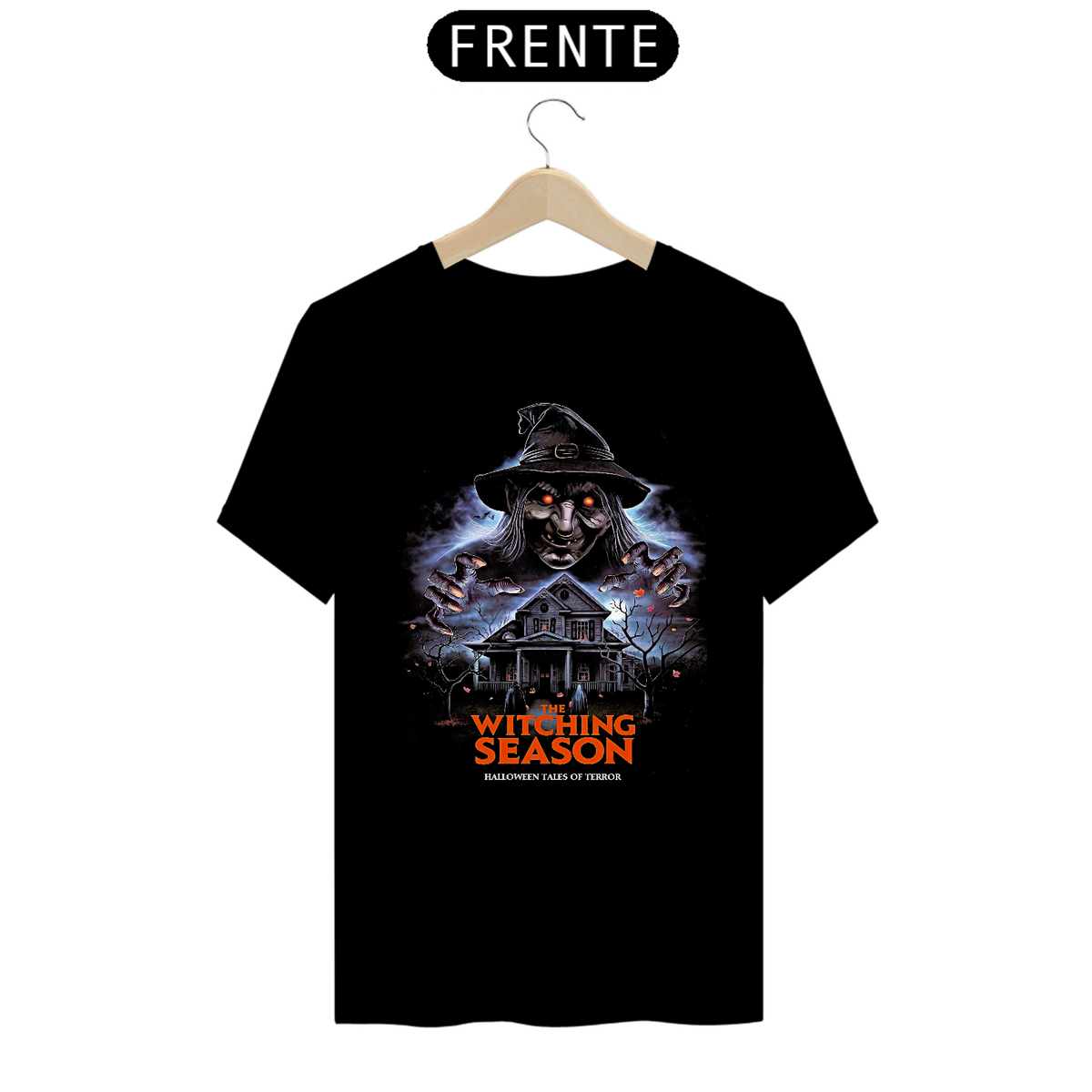 Nome do produto: Camiseta Estação das Bruxas Estampa Filme Terror
