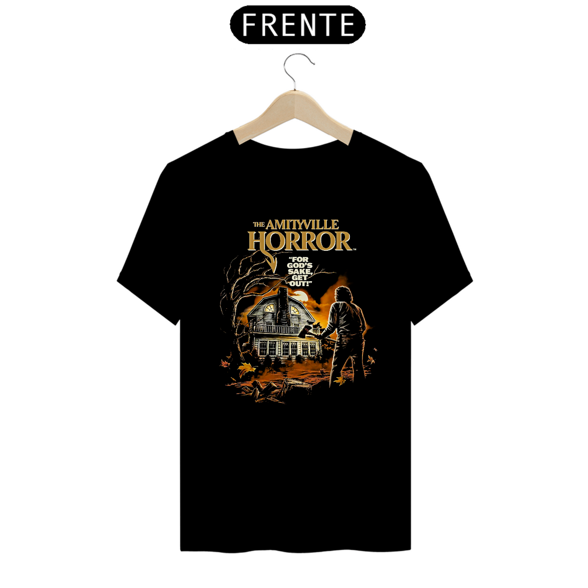 Nome do produto: Camiseta Horror em Amityville Estampa Filme Terror 
