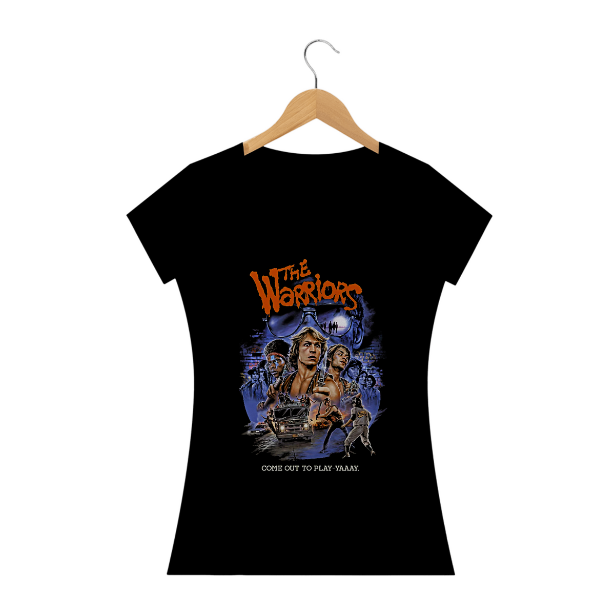 Nome do produto: Camiseta Feminina Os Selvagens da Noite Filme The Warriors