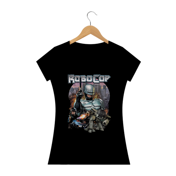 Camiseta Feminina ROBOCOP Estampa Filme