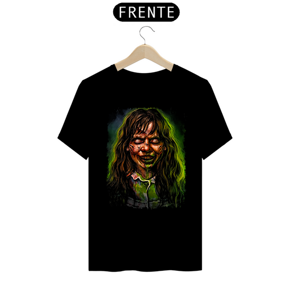 Camiseta Regan Exorcista Estampa Filme Terror