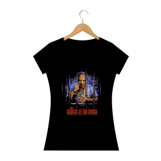 Camiseta Feminina O Silêncio dos Inocentes Estampa Filme Terror