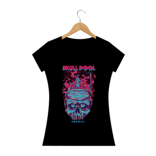 Nome do produtoCamiseta Skull Pool - Piscina de Caveiras Feminino