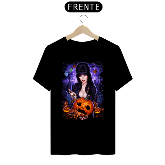 Camiseta Elvira A Rainha das Trevas Halloween Estampa Filme Terror